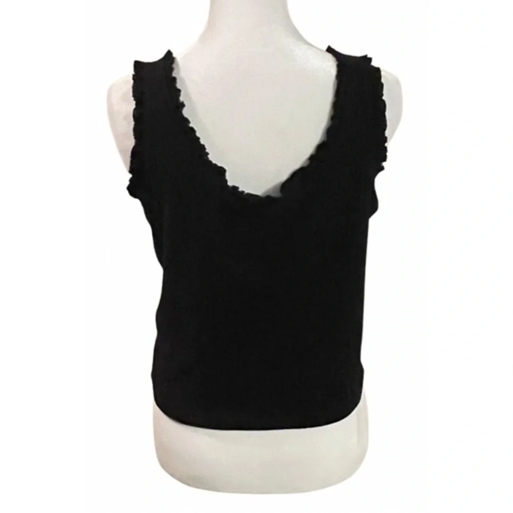NWT Women’s Medium Tank Top Black Shirt. - Picture 2 of 6